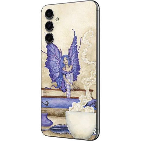 Amy Brown Bookworm Fairy Galaxy A14 5G Skin